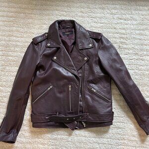 QUINCE Leather Motorcycle Jacket (size L)